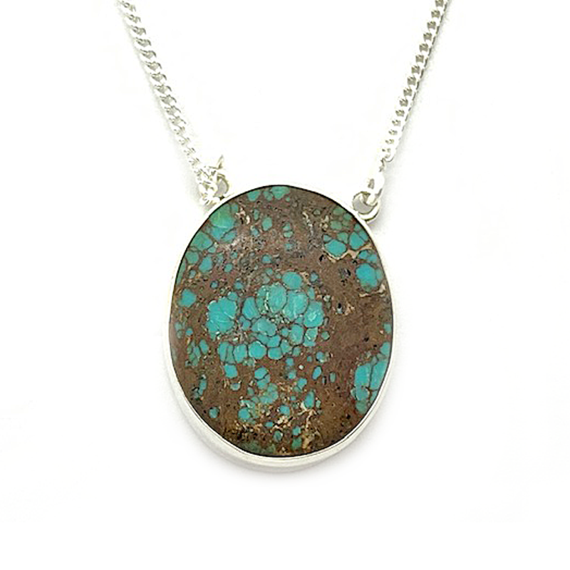 Large turquoise 2024 pendant necklace