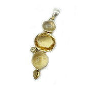 Aan Citrine Gemstone Boho Pendant