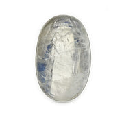 large oval moonstone gemstone silver ring