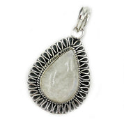 moonstone silver gemstone pendant