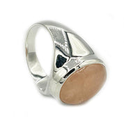 Morganite Boho Style Gemstone Ring