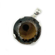 Aarna Smoky Quartz Round Pendant